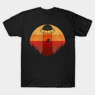 Bigfoot Ufo Abduction T-Shirt